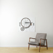 Cartoon op wiel met hoge wielaandrijving wandkleed (In Situ (horizontaal))