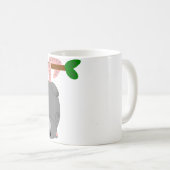 Cartoon Opossum/Possum die ondersteboven door staa Koffiemok (Voorkant rechts)