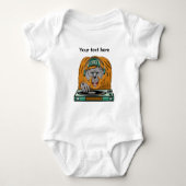 Cartoon Orangutan dj Romper (Voorkant)