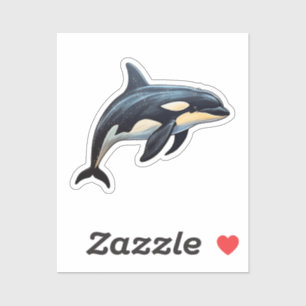 Cartoon orka sticker