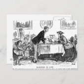 Cartoon over Elizabeth Garrett Anderson, eerst Briefkaart (Voorkant / Achterkant)