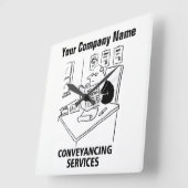 Cartoon overdragen Klok (Hoek)