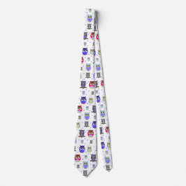 Cartoon Owl Stropdas