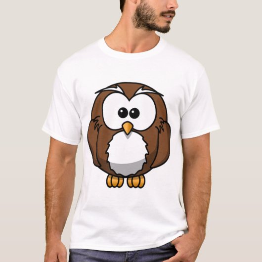 Cartoon Owl T-shirt (Voorkant)