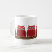 Cartoon Owls Koffiemok (Voorkant links)