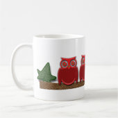 Cartoon Owls Koffiemok (Links)