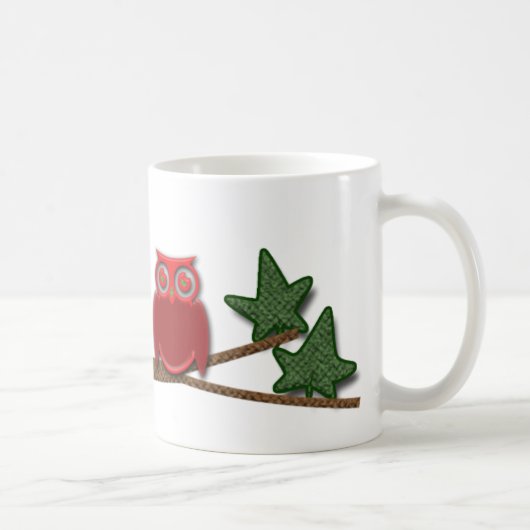 Cartoon Owls Koffiemok (Rechts)