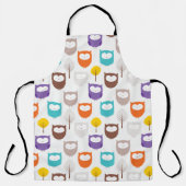 Cartoon Owls Schort (Voorkant)