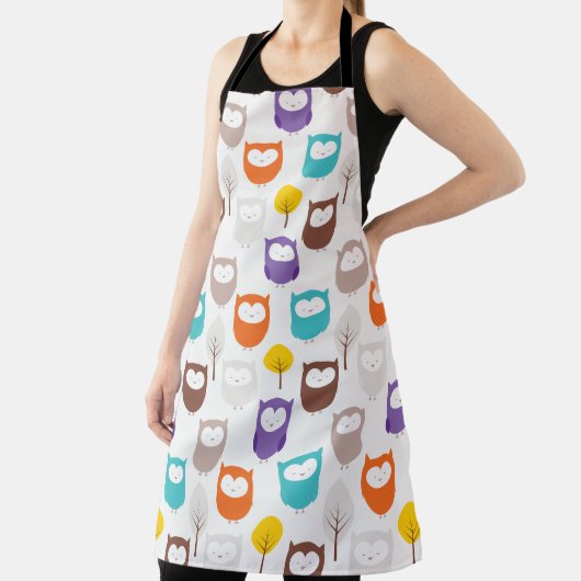 Cartoon Owls Schort (Insitu)