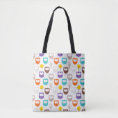 Cartoon Owls Tote Bag (Voorkant)