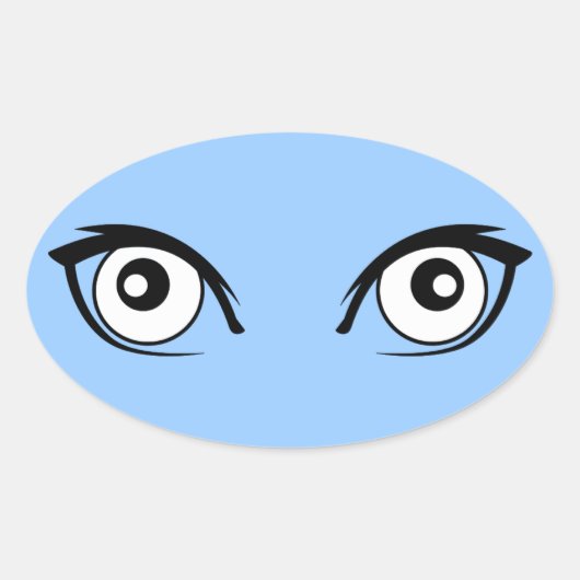 Cartoon Oyes sticker (Voorkant)