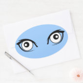 Cartoon Oyes sticker (Envelop)
