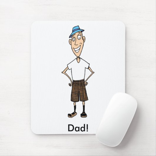 Cartoon Pa Muismat (Met muis)