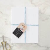 Cartoon Paar Modern Wedding Gift Labels Cadeaulabel (Met Touw)