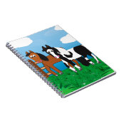 Cartoon paard notitieboek (Rechterzijde)