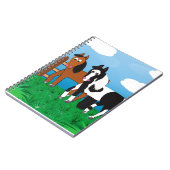Cartoon paard notitieboek (Linkerzijde)