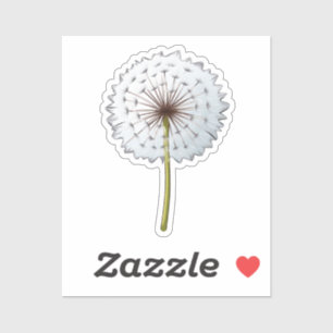 Cartoon paardebloem illustratie sticker