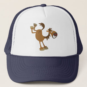 Cartoon PaardenPet Trucker Pet