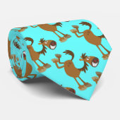 Cartoon PaardenStropdas Stropdas (Opgerold)