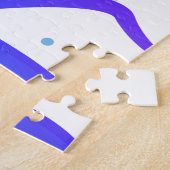 Cartoon Paars Octopus Animal Legpuzzel (Zijkant)