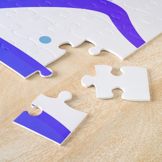 Cartoon Paars Octopus Animal Legpuzzel (Zijkant)