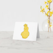 Cartoon paaskip BLANK Kaart (Gele Bloem)