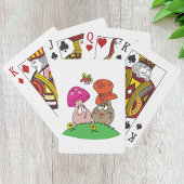 Cartoon Paddenstoelen Speelkaarten