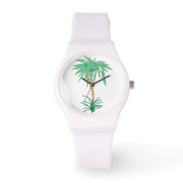 Cartoon palm Tree Sporty Watch Horloge