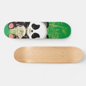 Cartoon panda beer die ramen eet persoonlijk skateboard (Horizontaal)