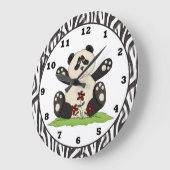 Cartoon Panda Beer klok (Hoek)