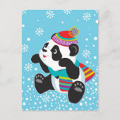 cartoon panda briefkaart (Voorkant)