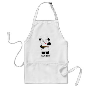Cartoon Panda Emeril Lagasse Fan Standaard Schort