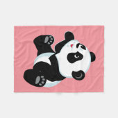 cartoon panda fleece deken (Voorkant (Horizontaal))