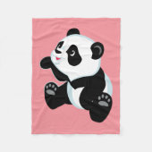 cartoon panda fleece deken (Voorkant)