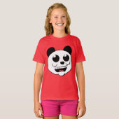 Cartoon Panda Kop T-shirt (Voorkant volledig)