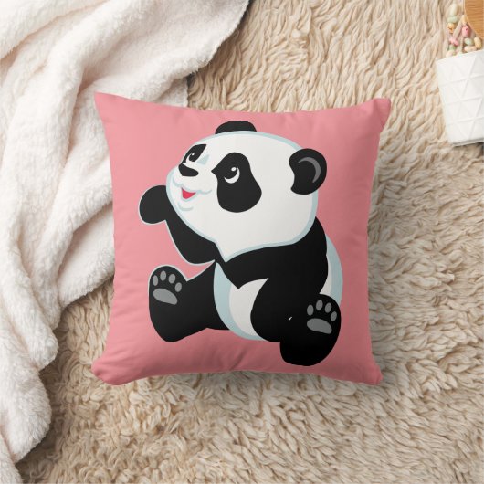cartoon panda kussen (Deken)