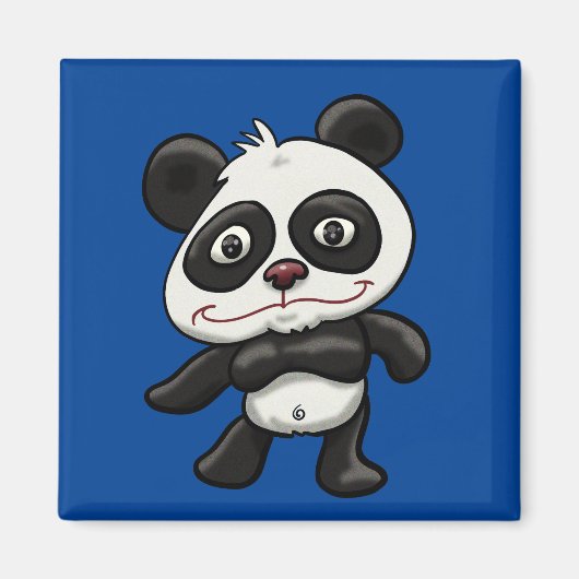Cartoon Panda Magneet (Voorkant)
