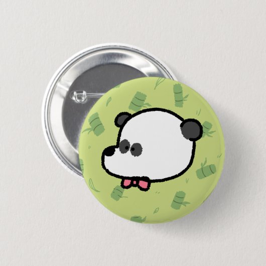 Cartoon Panda Pin Ronde Button 5,7 Cm (Voorkant /achterkant)