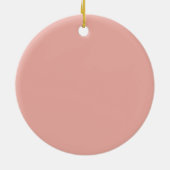 Cartoon panda portret met Sakura-bloemen Keramisch Ornament (Achterkant)