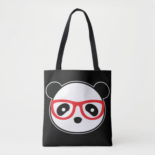 Cartoon Panda Purse - Leon the Panda Beer Bag Tote Bag (Voorkant)