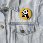 cartoon panda ronde button 5,7 cm (In situ)