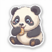 Cartoon panda sticker (Voorkant)