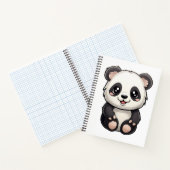 Cartoon pandatekening notitieboek (Binnen)