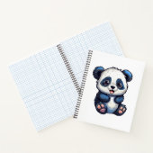 Cartoon pandatekening notitieboek (Binnen)