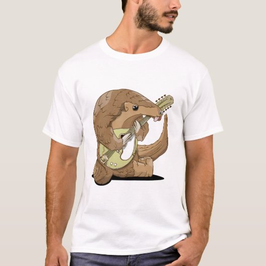 Cartoon Pangolin T-shirt (Voorkant)