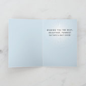 Cartoon Pap met Vaderdag Kaart (Binnen)