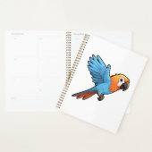 Cartoon papegaai illustratie planner (Display)
