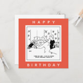 Cartoon Papering rondom objecten met de wijzers va Kaart (Voorkant / Achterkant in situ)