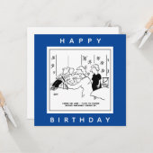 Cartoon Papering rondom objecten met de wijzers va Kaart (Voorkant / Achterkant in situ)