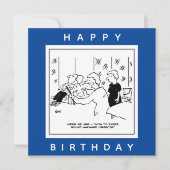 Cartoon Papering rondom objecten met de wijzers va Kaart (Voorkant)